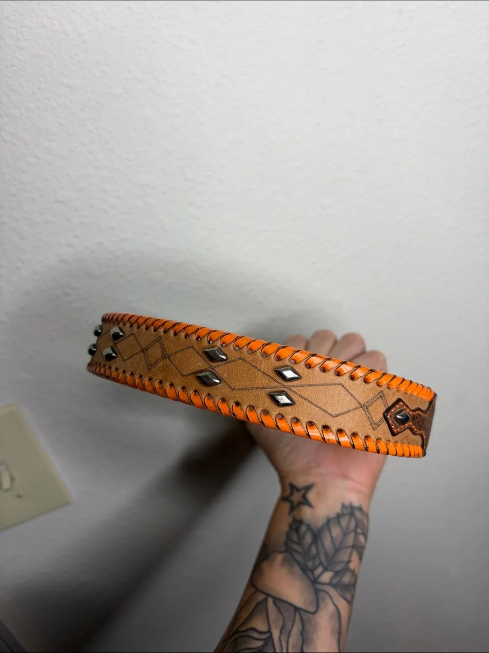 Hooey | Kids Western Whipstitch Leather Belt